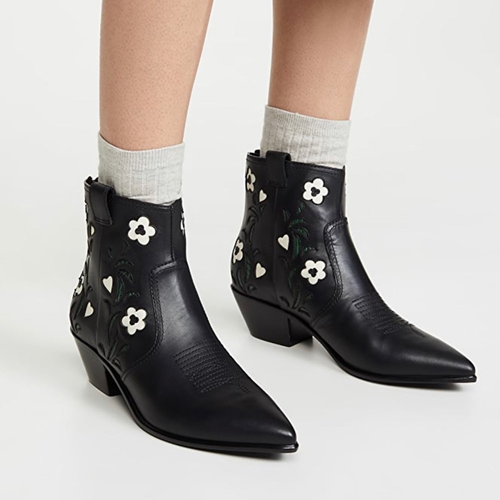 Joni Low Western Booties